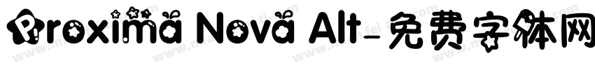 Proxima Nova Alt字体转换